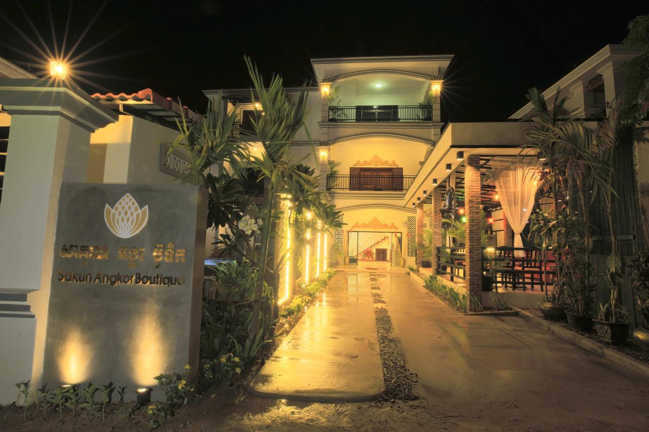 Sakun Angkor Boutique Hotel Sziemreap Kültér fotó