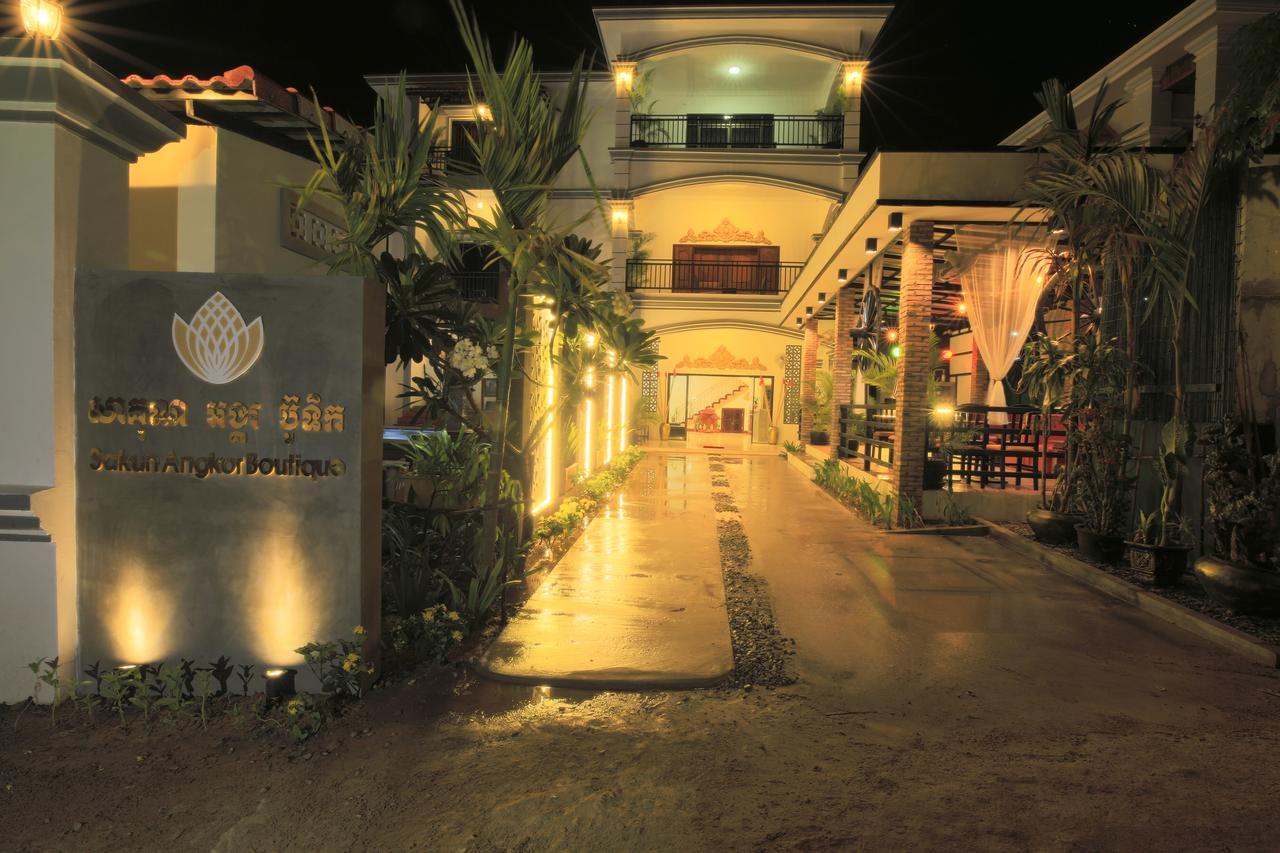 Sakun Angkor Boutique Hotel Sziemreap Kültér fotó