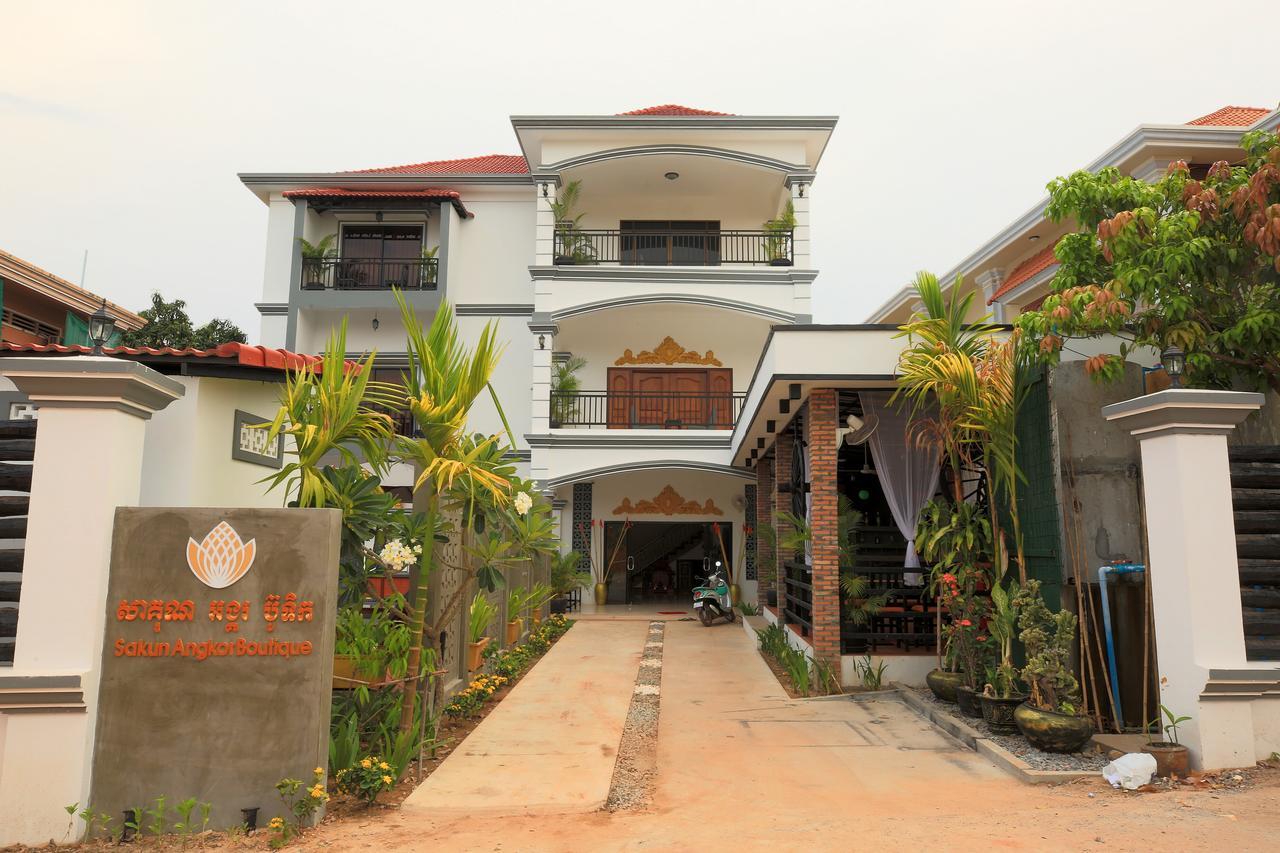 Sakun Angkor Boutique Hotel Sziemreap Kültér fotó