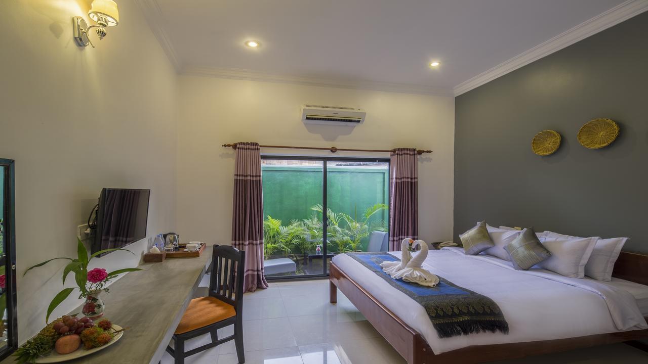 Sakun Angkor Boutique Hotel Sziemreap Kültér fotó